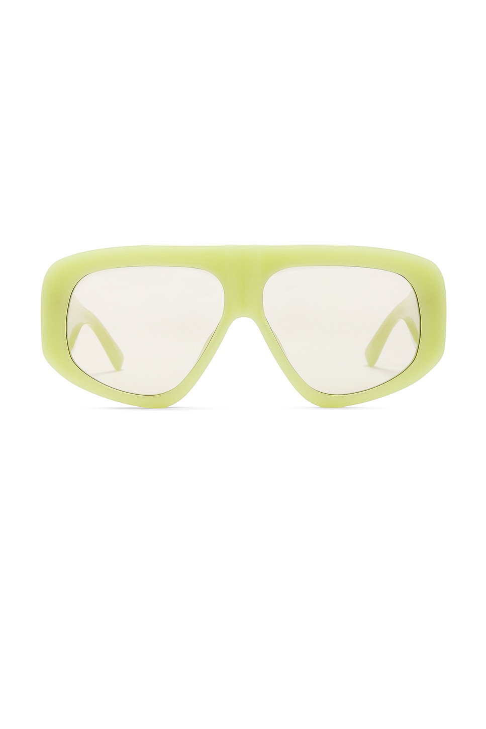 

Солнцезащитные очки Milano от The Attico, acid green, yellow gold & light green