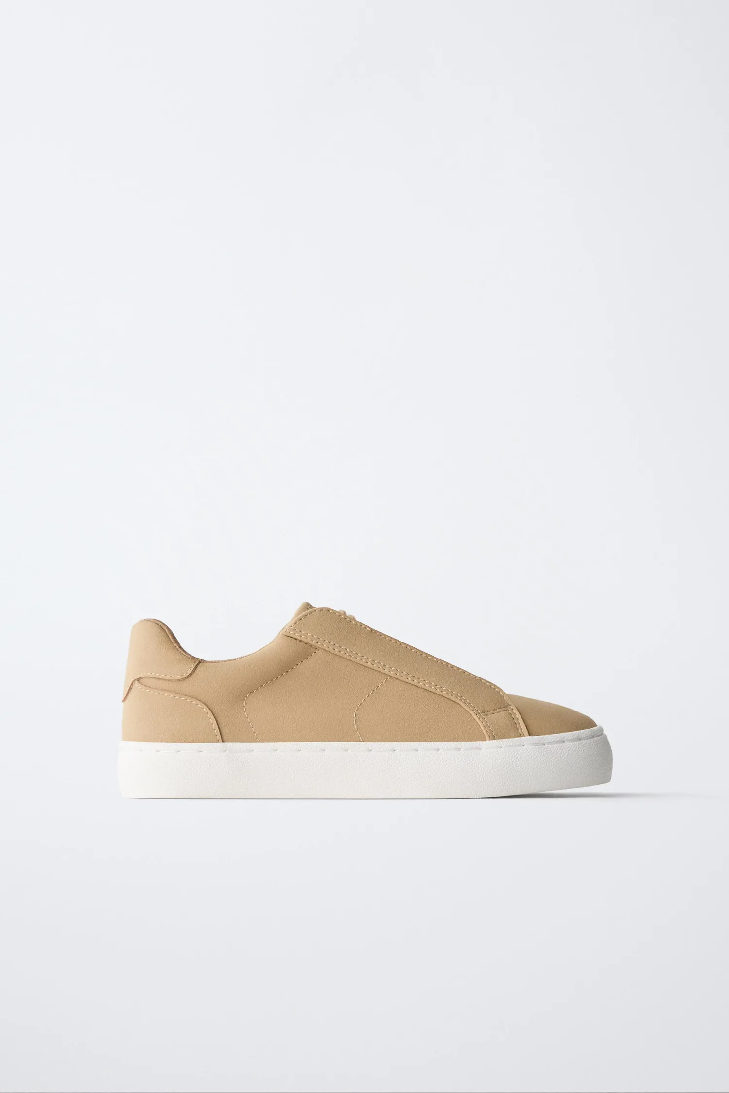 Кеды Zara Basic Plimsolls, коричневые