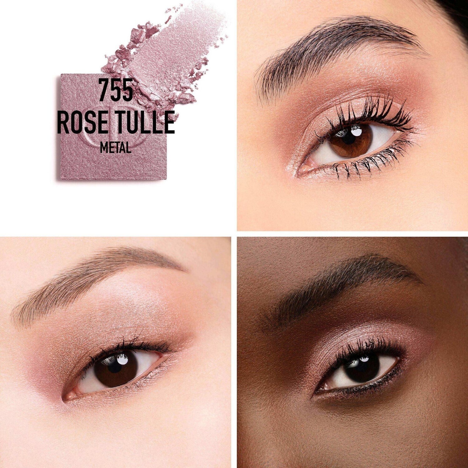 Тени для век diorshow mono couleur lidschatten Dior, 755 rose tulle, вес 2 гр. — фото 4