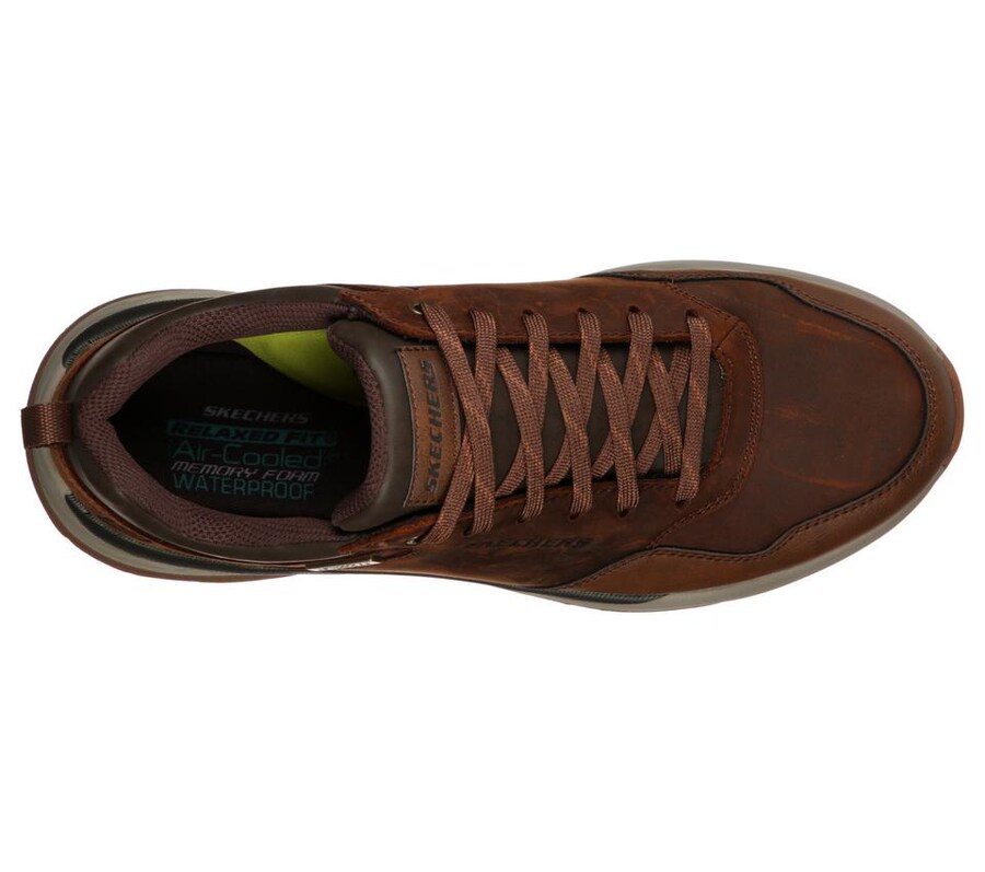 Кроссовки SKECHERS Hombre, Brown/Dark brown/mottled brown — фото 4