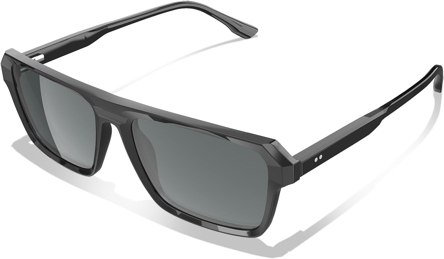 

Поляризованные солнцезащитные очки ANYLUV для мужчин, из углеродного волокна, легкие, с защитой от УФ-излучения UV400, подходят для вождения, рыбалки, гольфа, B01 Black/Grey