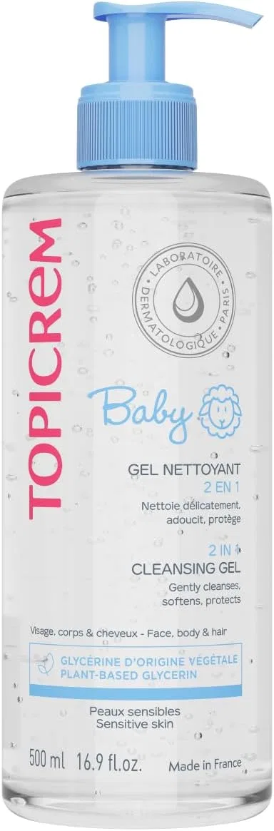 Гель для умывания 2-в-1 Topicrem Organic Baby Care 500 мл