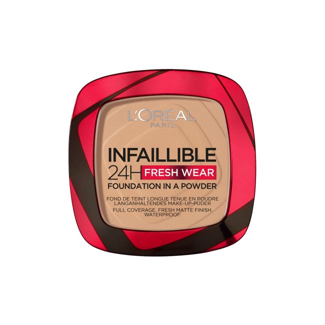 

Компактная пудра L'Oreal Infaillible 24h Fresh Wear L'oreal Paris, цвет 140, 9 гр