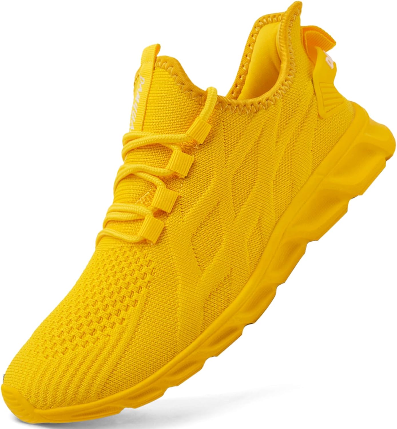 

Женские и мужские кроссовки для ходьбы и тенниса, без шнурков, для бега, с противоскользящей подошвой, повседневные, для тренировок, спортивные, для фитнеса, модные, легкие, удобные и дышащие Gdebyz, желтый