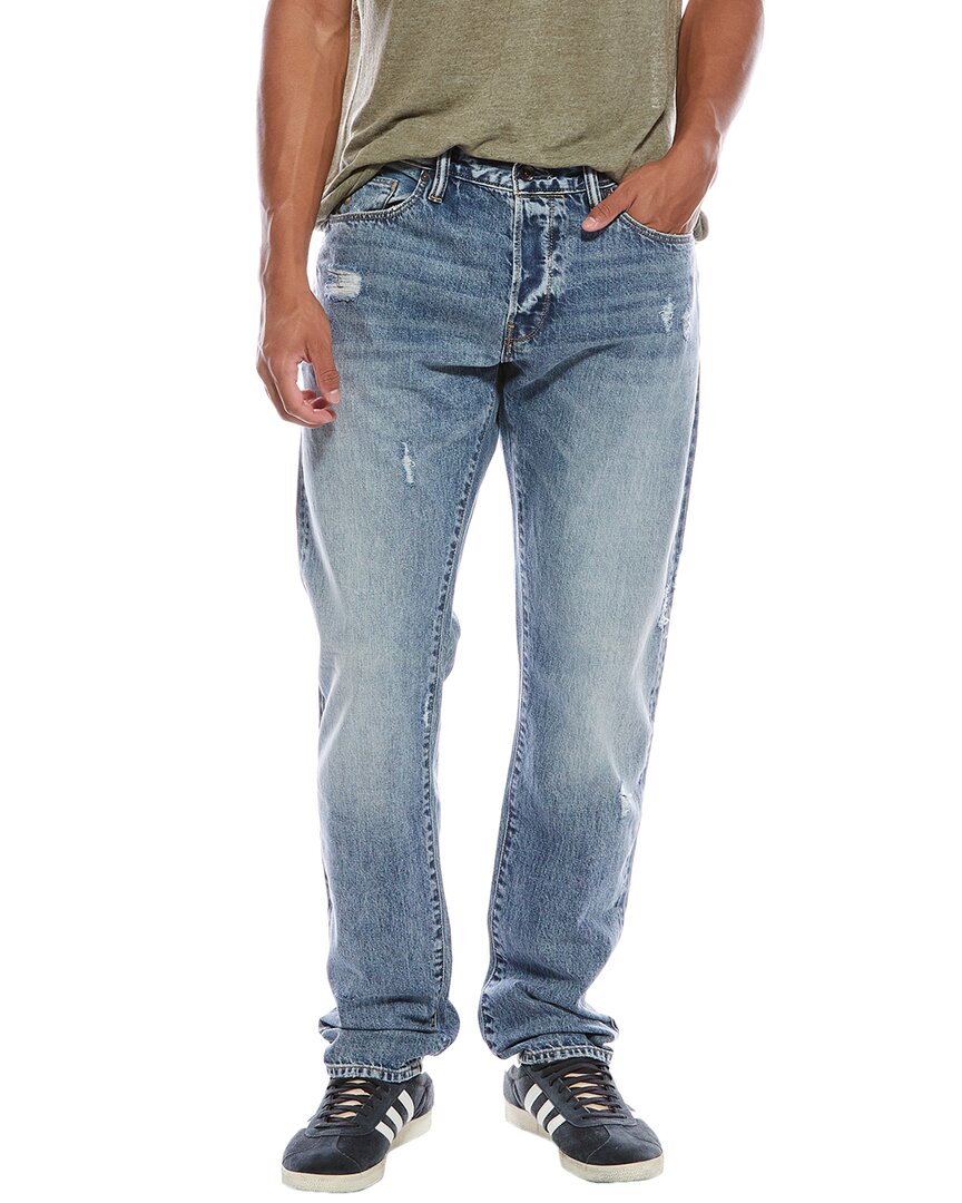 

Todd Snyder Узкие джинсы с разрушенным эффектом из селвиджа, синий