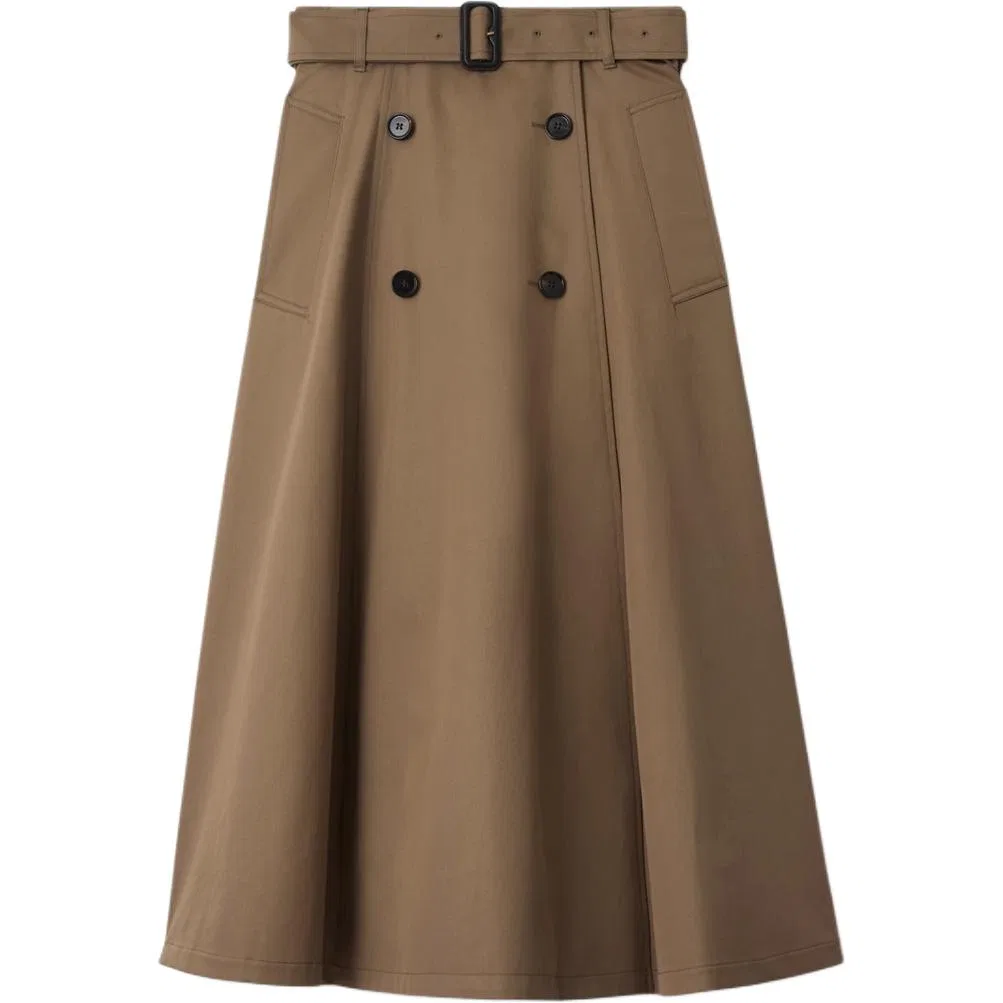 Юбка Burberry, женская, коричневый, миди