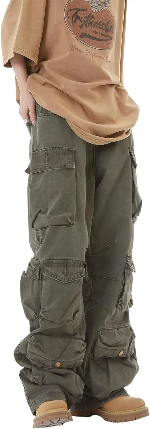 

Женские мешковатые карго-джинсы Y2K с множеством карманов Sumleno