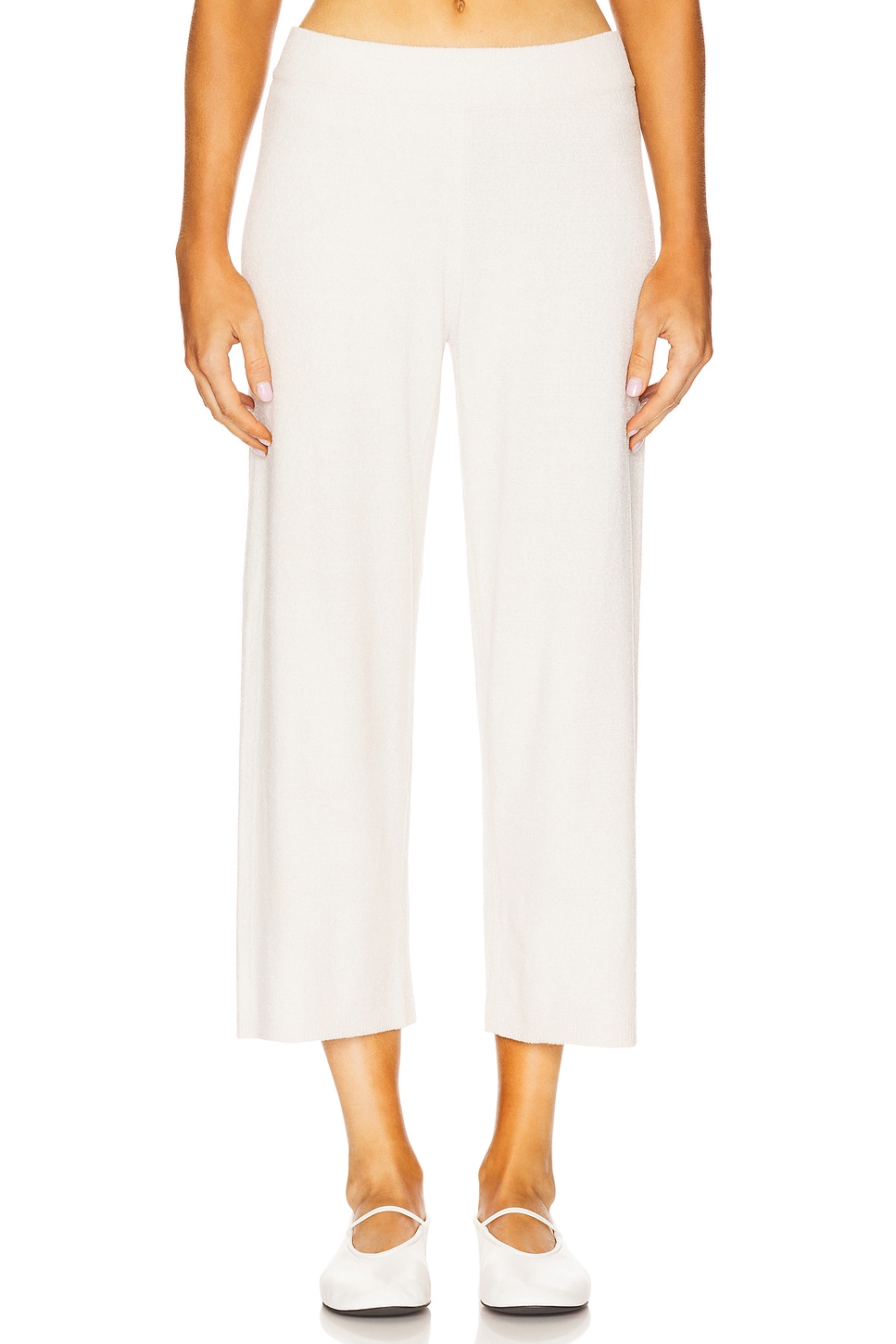 

Cozychic ультралегкие капри с полоской по боку от Barefoot Dreams, sand dune & pearl