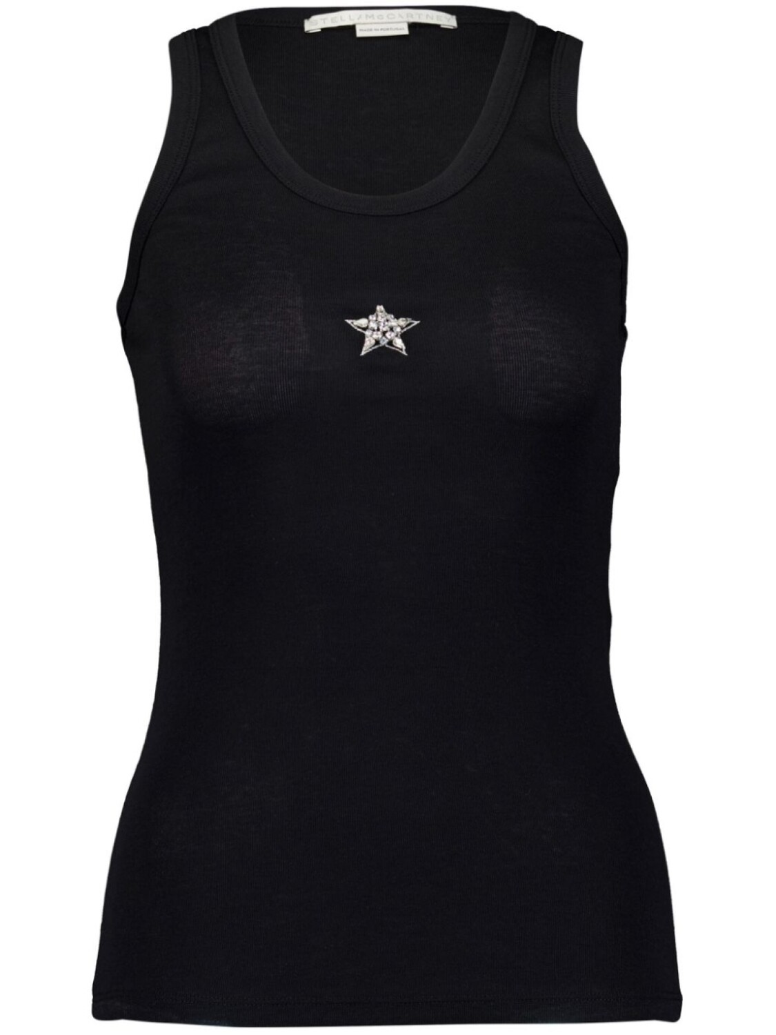 

Stella McCartney топ с принтом, черный