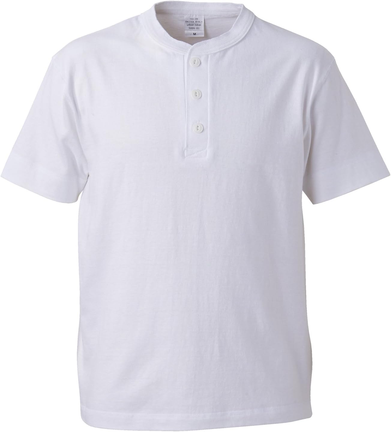 

Футболка с воротником-стойкой 5,6 унций мужская United Athle, белый