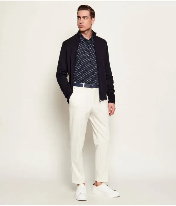 Брюки чинос P-Perin tapered fit Boss, экрю — фото 2