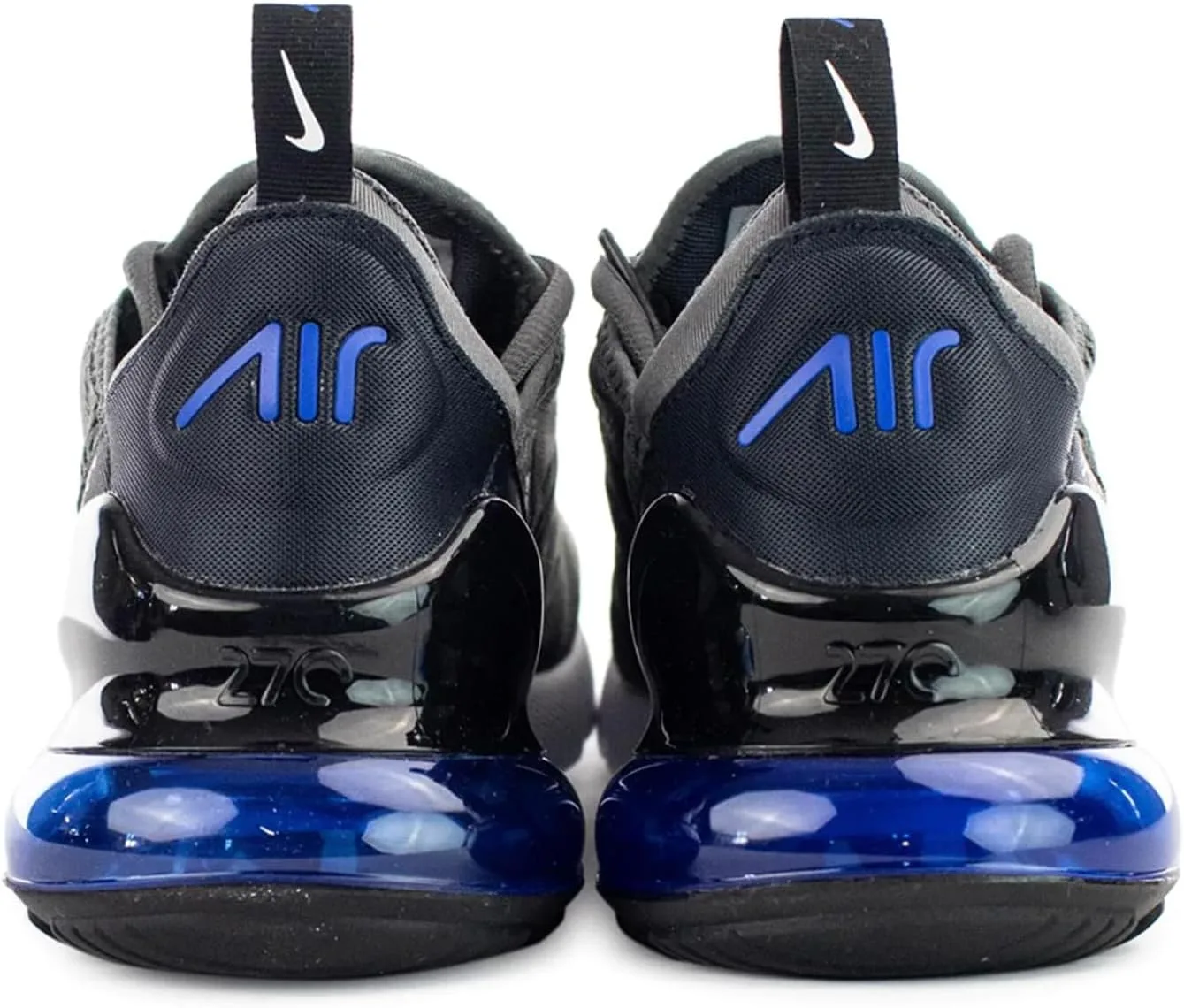 Мужские низкие кроссовки Nike Air Max 270, белый/черный/серый — фото 3