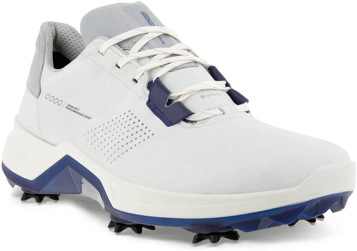 Мужские ботинки ECCO Biom G5 Gore-Tex водонепроницаемые, белый/синий — фото 2