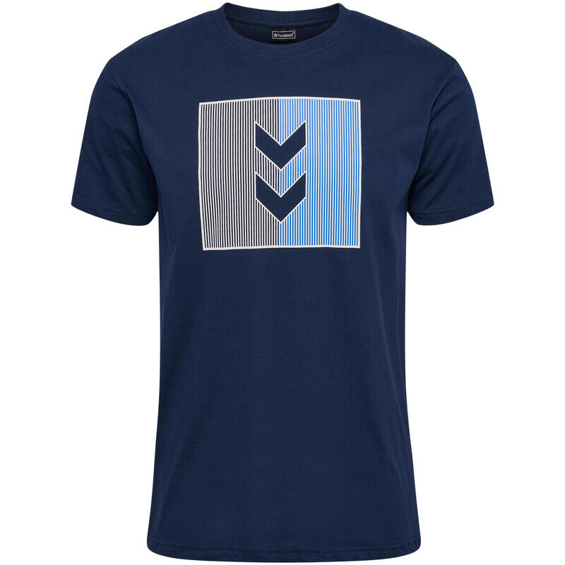 

Мужская мультиспортивная футболка Hmlactive Stripe Co Tee HUMMEL, цвет blau