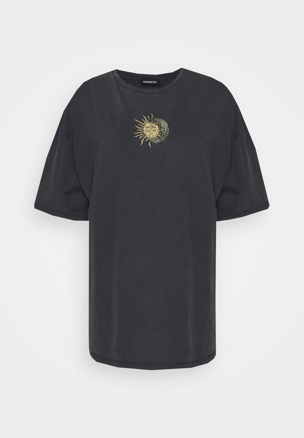 

Футболка с принтом Even&Odd, черный