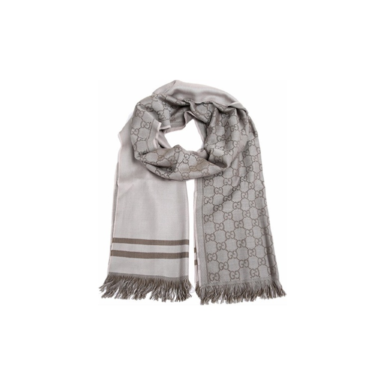 

GUCCI Вязаный шарф унисекс, Gray