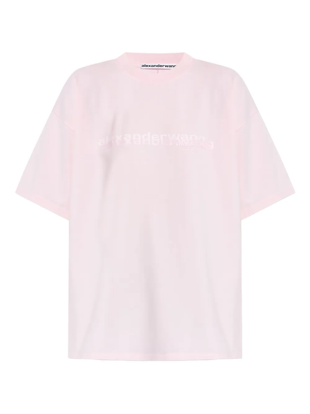 

Футболка с логотипом Alexander Wang, розовый