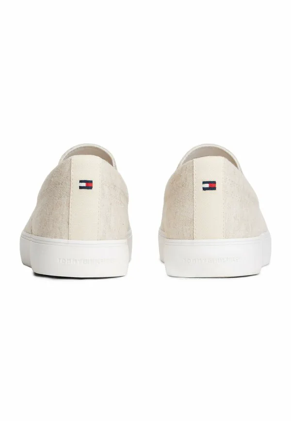 Кроссовки из жаккардовой ткани шамбре Tommy Hilfiger, Ecru — фото 4