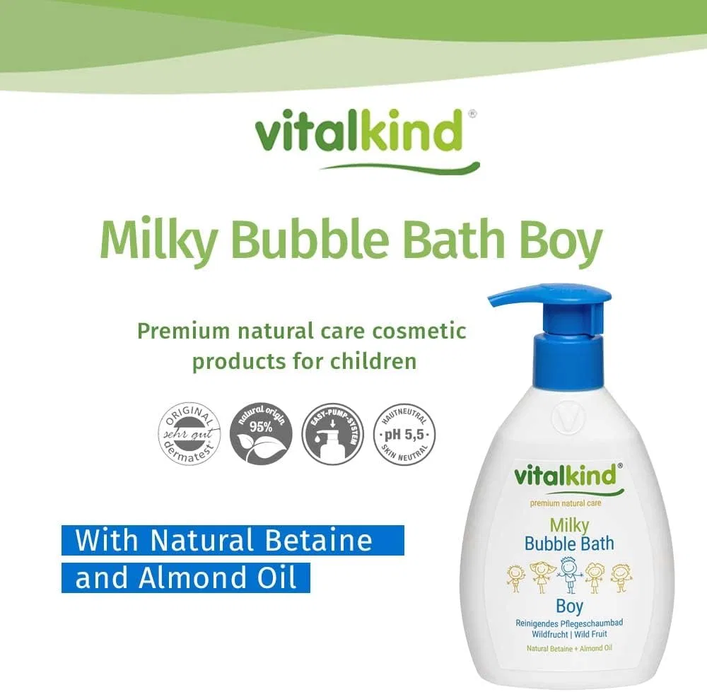 Детская молочная пена для ванны Vitalkind Boy Vitalkind — фото 2