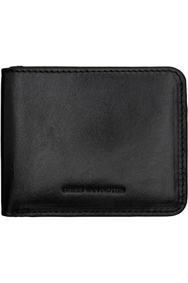 

Кожаный кошелек Dries Van Noten, черный
