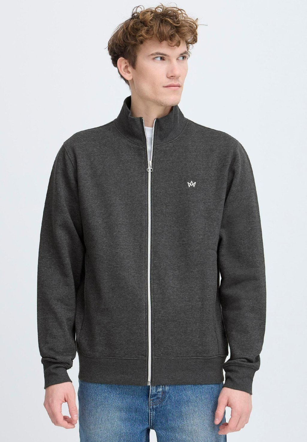 

Толстовка на молнии KSRichards - Bomber Jacket Kronstadt, темно-серый