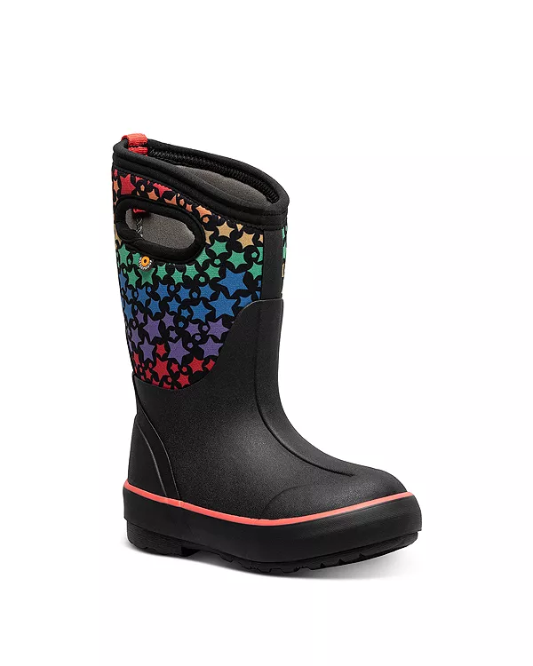 

Классические ботинки унисекс - для малышей, детей постарше. Bogs, черный