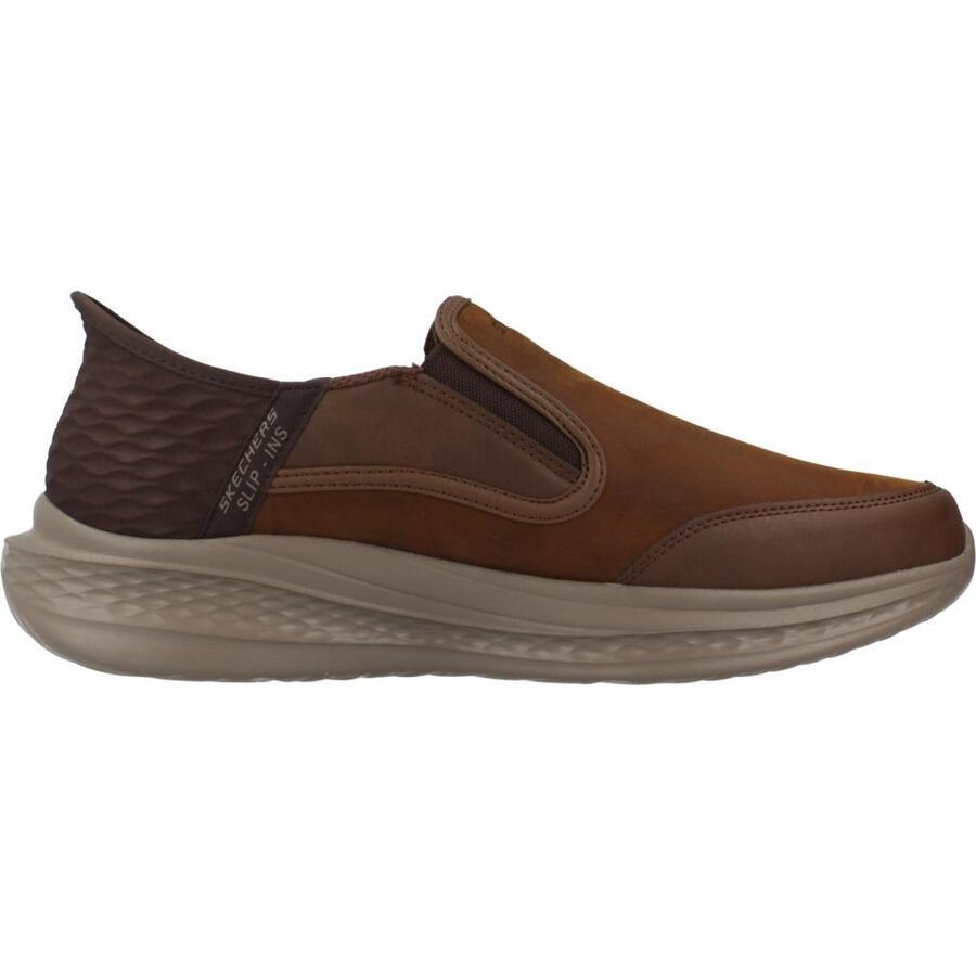 Кроссовки Skechers модель Slade - Cooper Slip-ins цвет коричневый — фото 4
