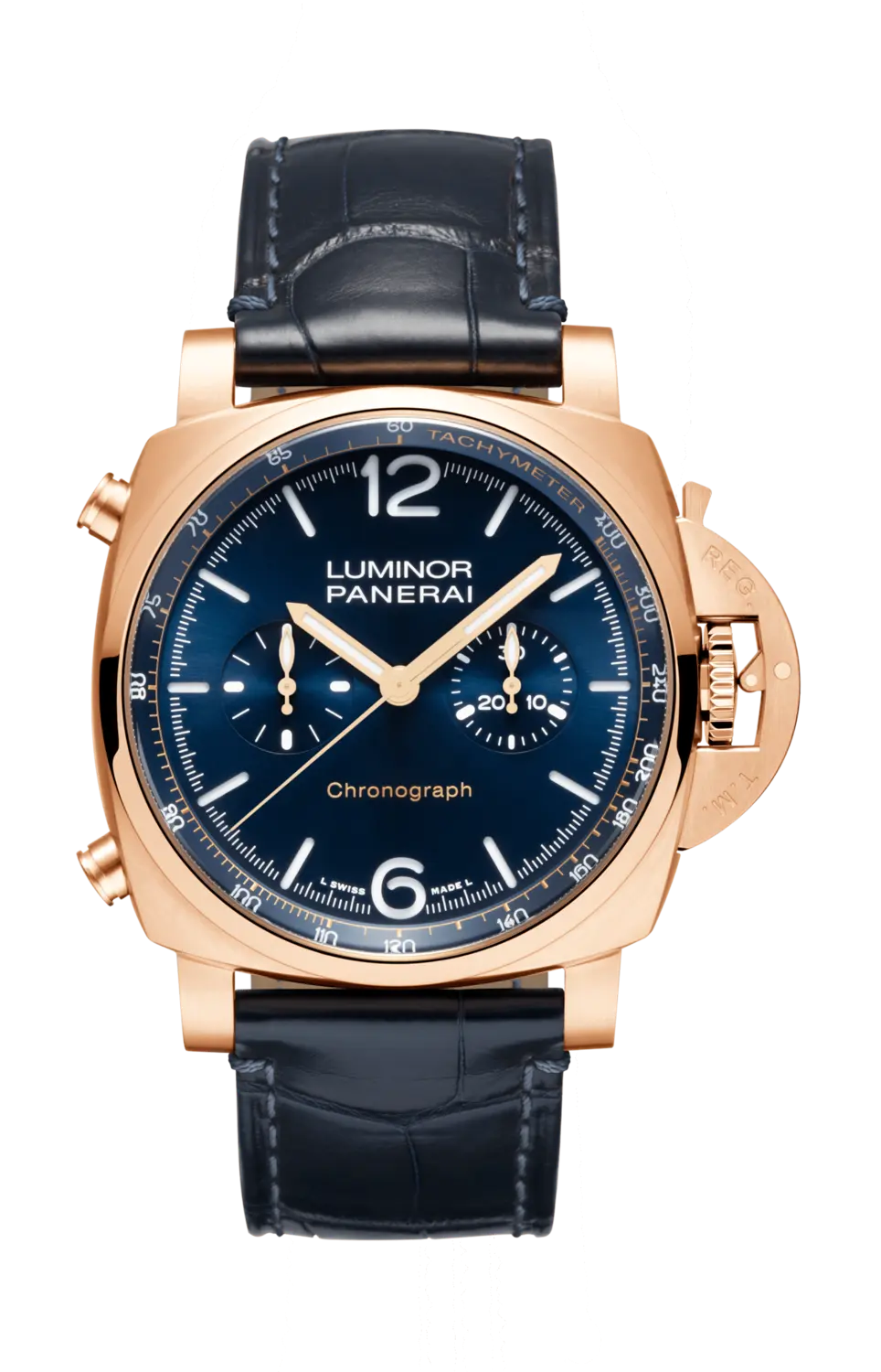 

Часы luminor chrono goldtech blu notte Panerai
