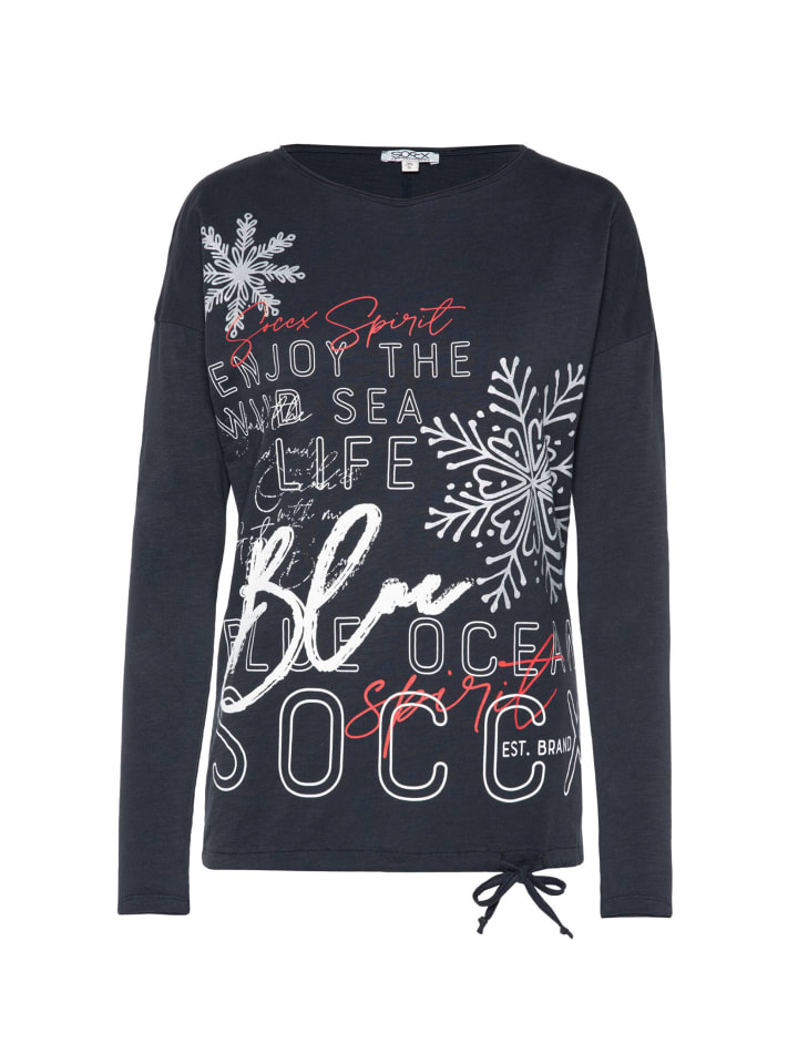 

Лонгслив soccx, черный