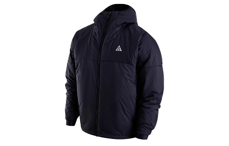 

Мужская стеганая куртка Nike, цвет Black/Peak White