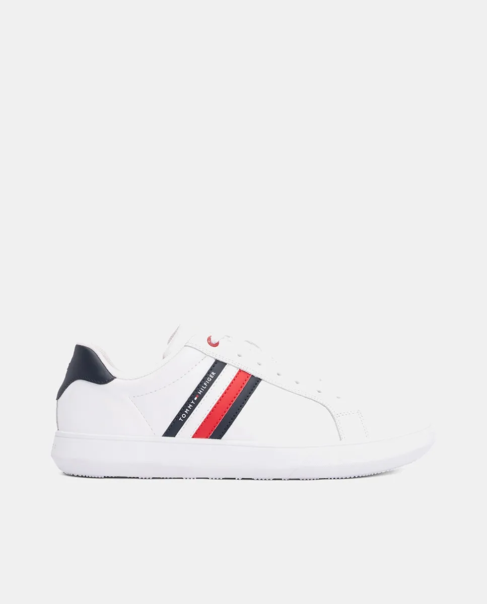 

Белые мужские кроссовки в виде шлема с брендингом Tommy Hilfiger, белый