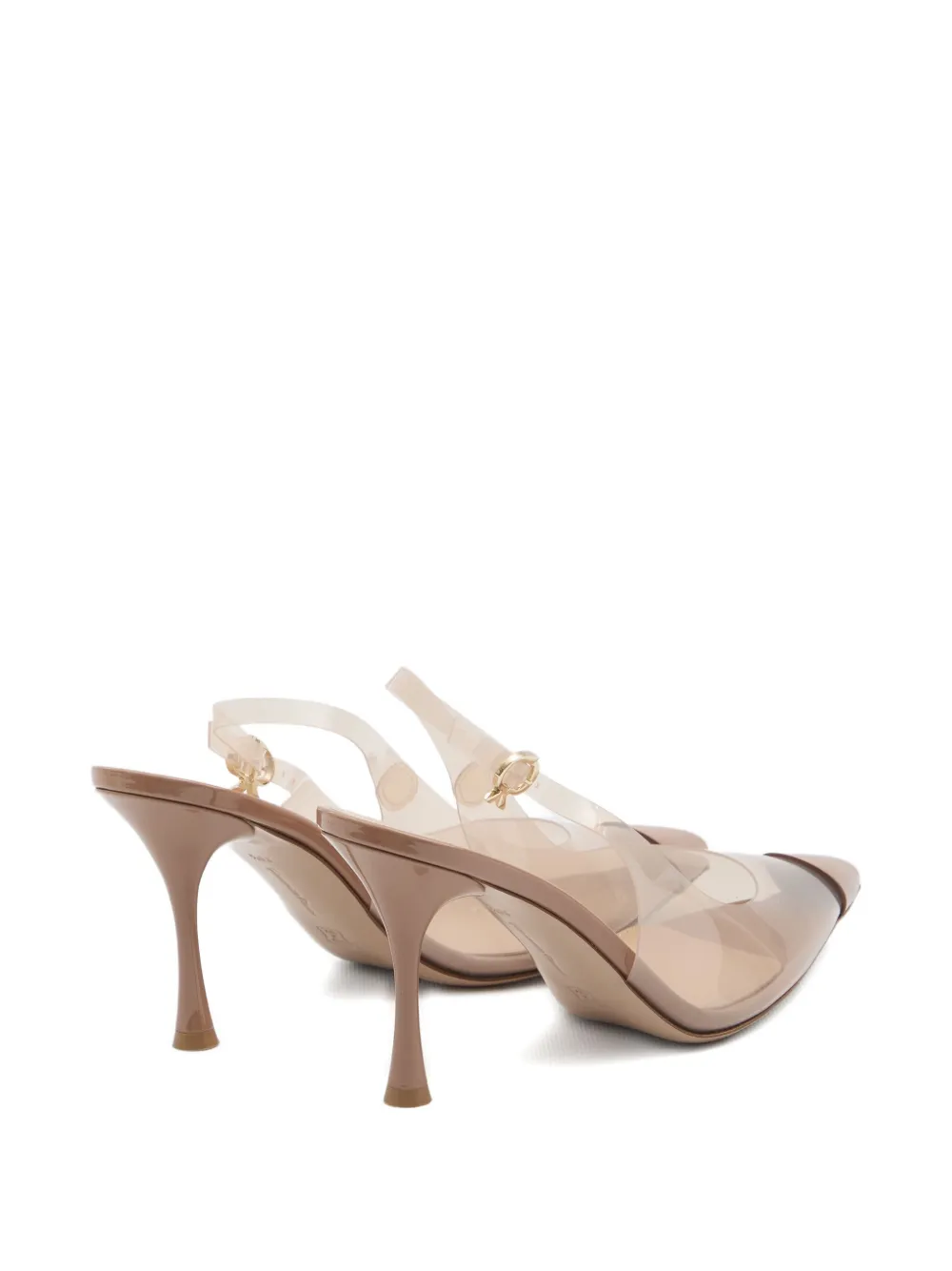 Туфли-лодочки Diana с открытой пяткой 85 мм Gianvito Rossi, розовый — фото 3
