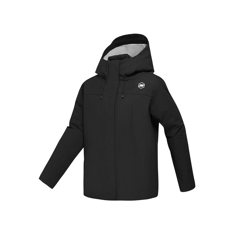 

Skechers Женская куртка спортивной серии комфорт, Carbon Black-0018