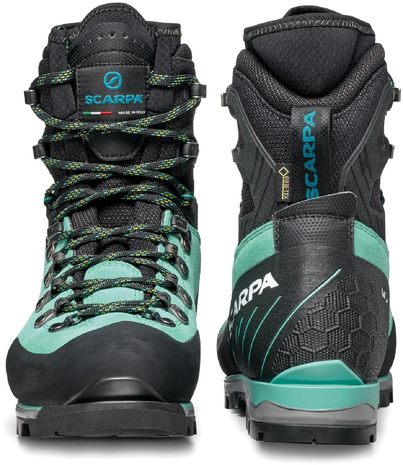 Mont Blanc Pro GTX Горные ботинки Женские Scarpa, Green Blue — фото 4