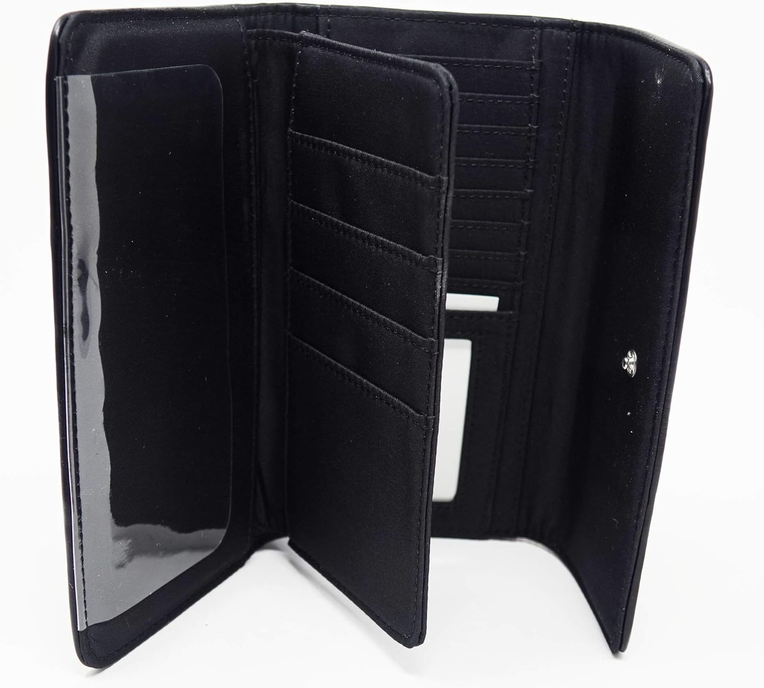 

Женская сумка-клатч Tommy Hilfiger с принтом логотипа TH в виде чековой книжки - черно-белая, Black/White