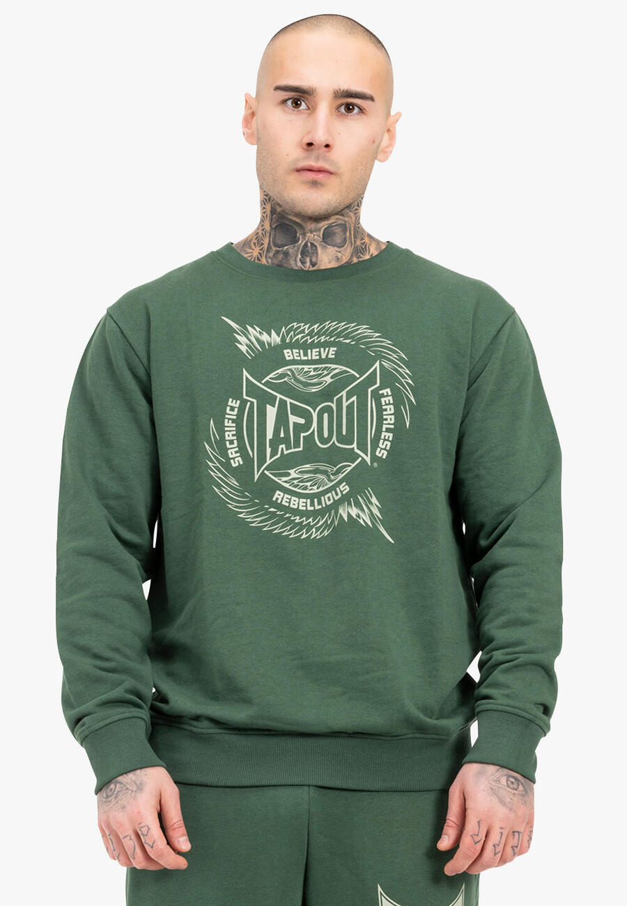 

Мужская толстовка TAPOUT с круглым вырезом, стандартный крой, SPIRIT SWEAT