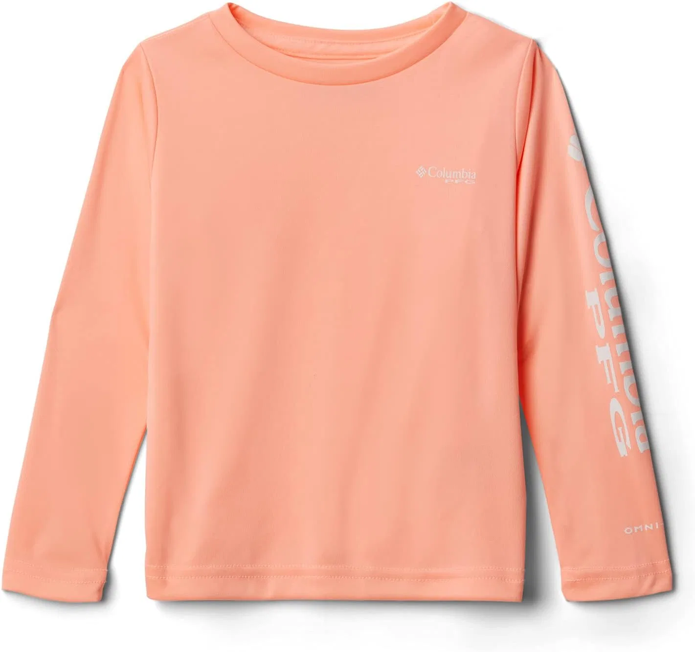 Футболка с длинным рукавом Columbia Girls Tidal Tee Long Sleeve, Tiki Pink — фото 3