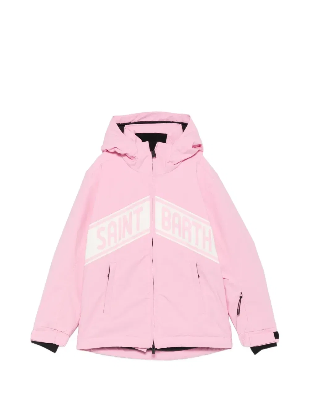 Куртка с капюшоном с логотипом MC2 Saint Barth Kids, розовый
