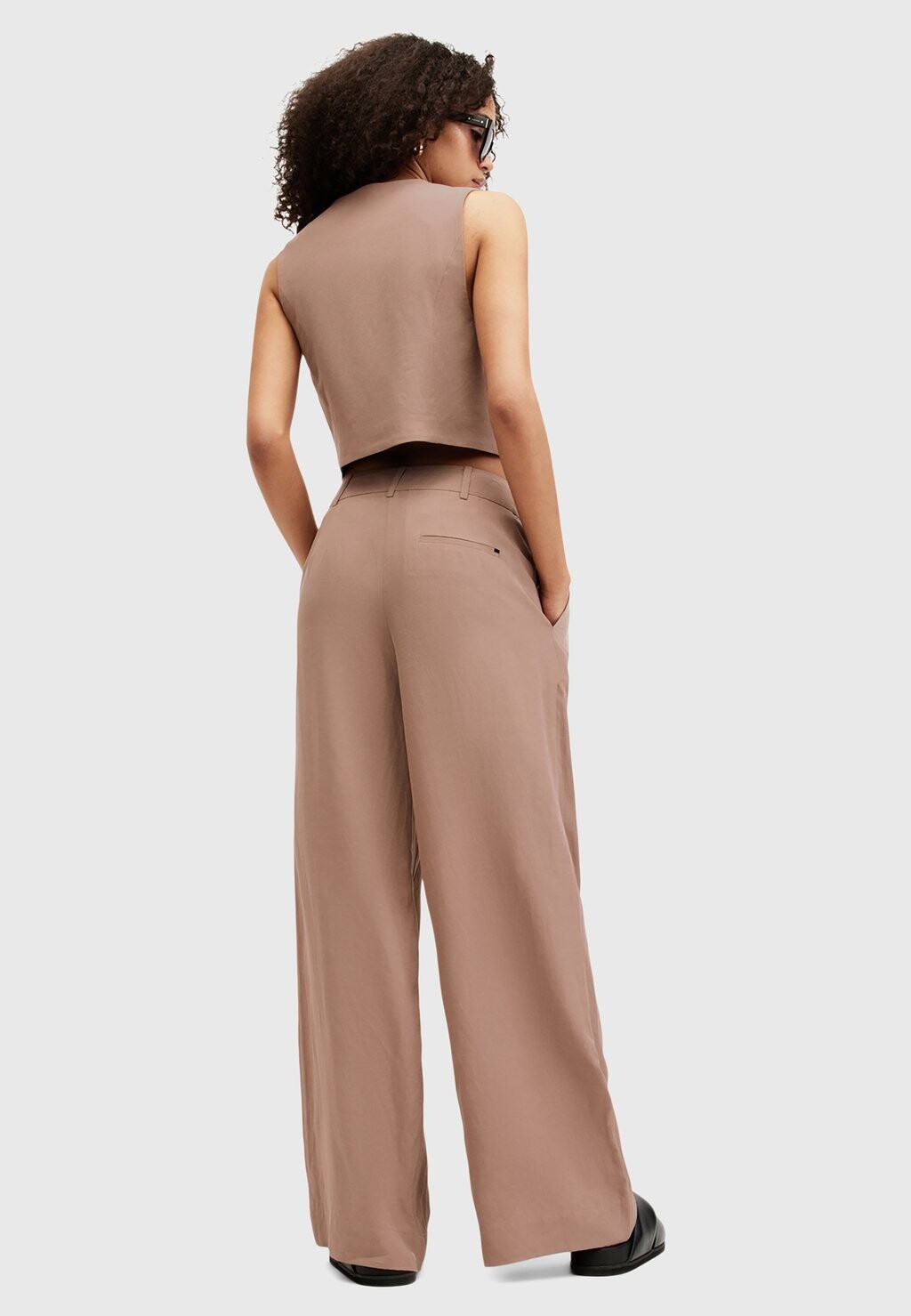 

Брюки DERI LYN TROUSER AllSaints, серо-коричневый