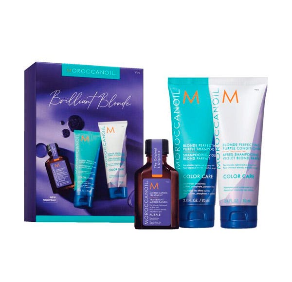

Набор для ухода за блестящими светлыми волосами MOROCCANOIL
