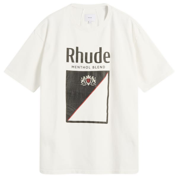 

Футболка Collins fumar Rhude, Vintage White / Black / Red