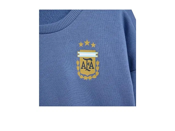 Детский костюм Argentina футер Adidas Kids, White/Silver Metallic/White — фото 3