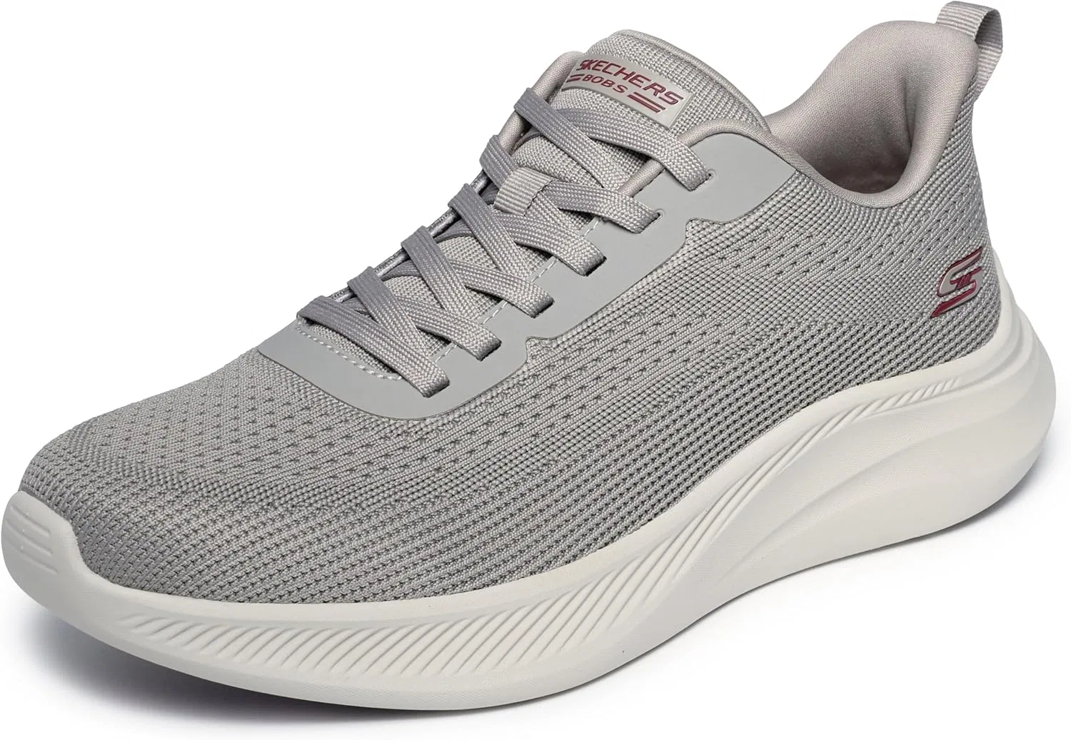 Мужские кроссовки Skechers Bobs Moda Flex, Grey / Brown — фото 3