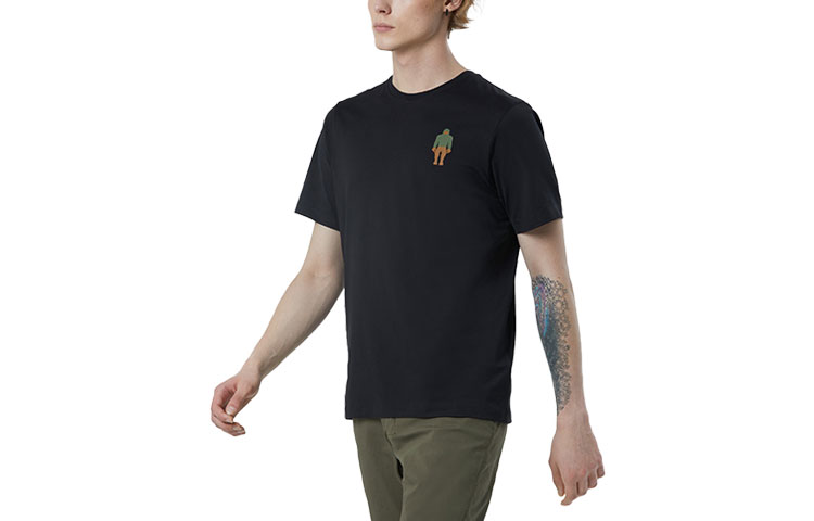 Футболка Unisex Bigfoot Series Arcteryx, Цвет Вишневый Цвет/Мухомор — фото 4