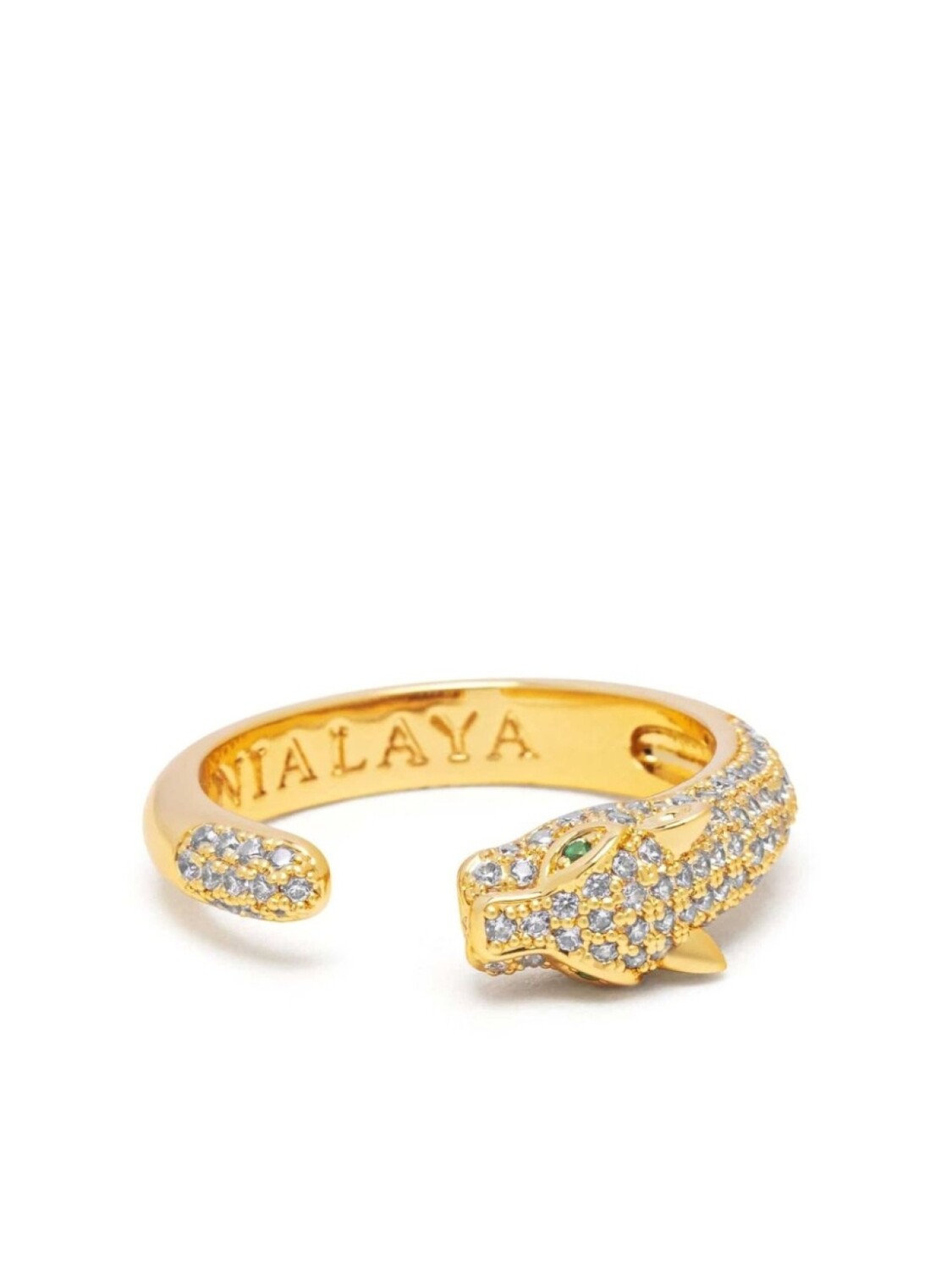 

Кольцо-обертка «Пантера» Nialaya Jewelry, золотой