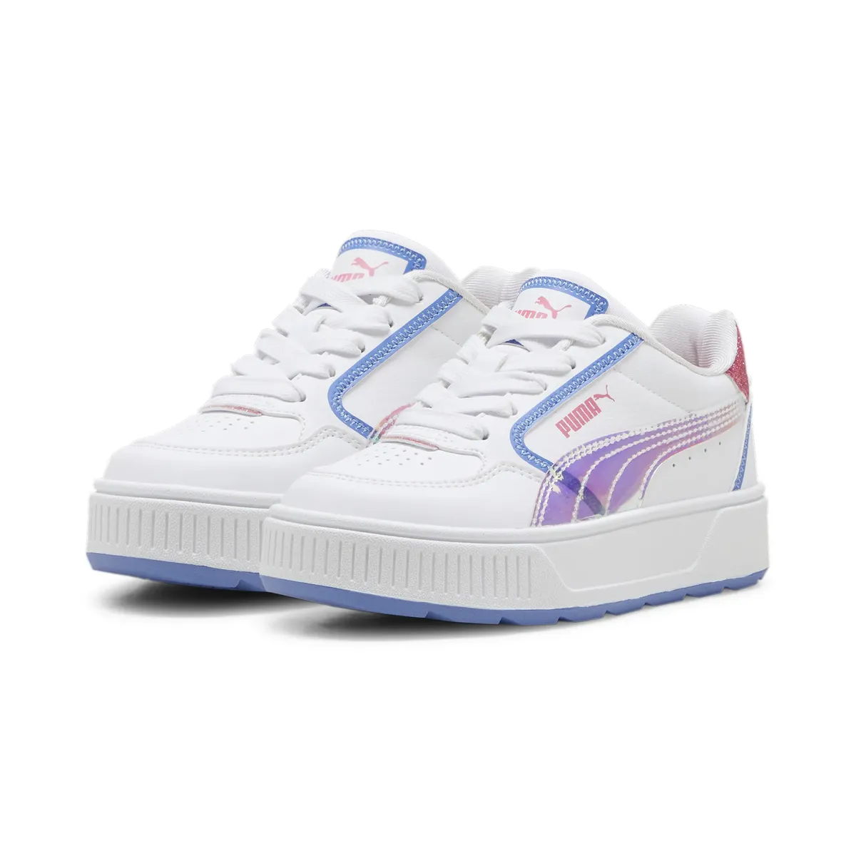 

Кроссовки PUMA "Karmen Rebelle Deep Dive Sneakers Girls", цвет White Fast Pink Blue Skies