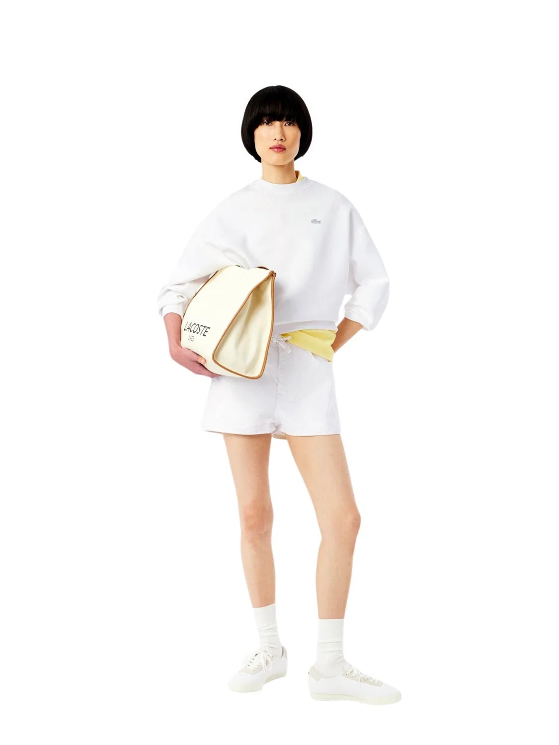 Толстовка Lacoste, White — фото 4