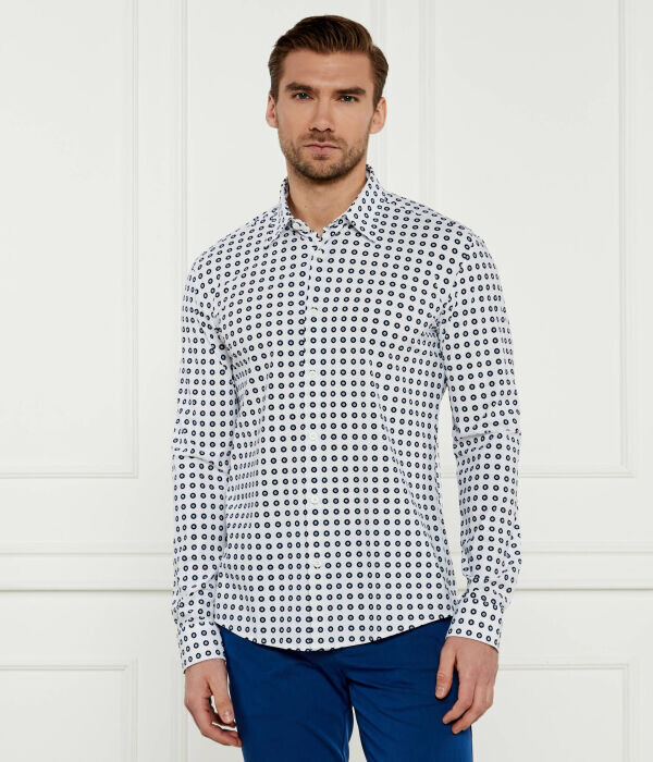 

Рубашка Boss P-Roan-Kent-C1-233 Slim Fit, белый