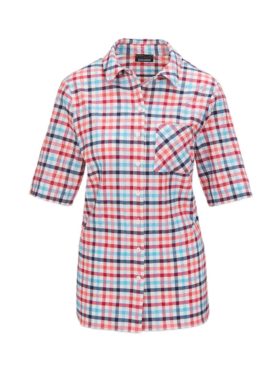 

Блуза Goldner Seersucker, разноцветный