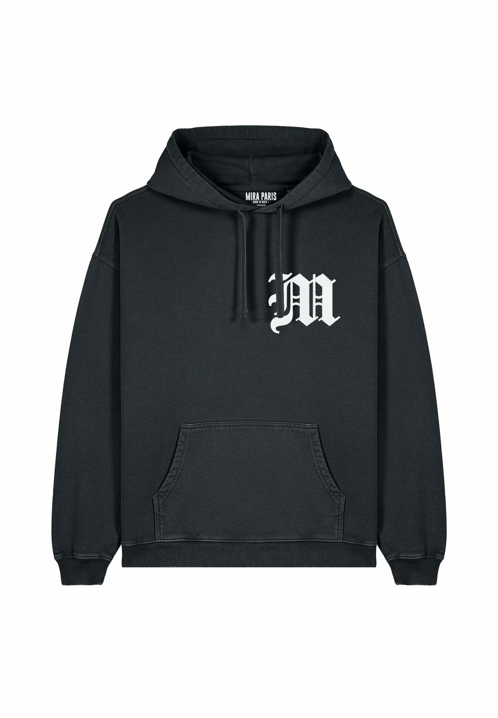 

Толстовка M EMBROIDERY UNISEX VINTAGE - Hoodie Mira Paris, цвет Black Denim